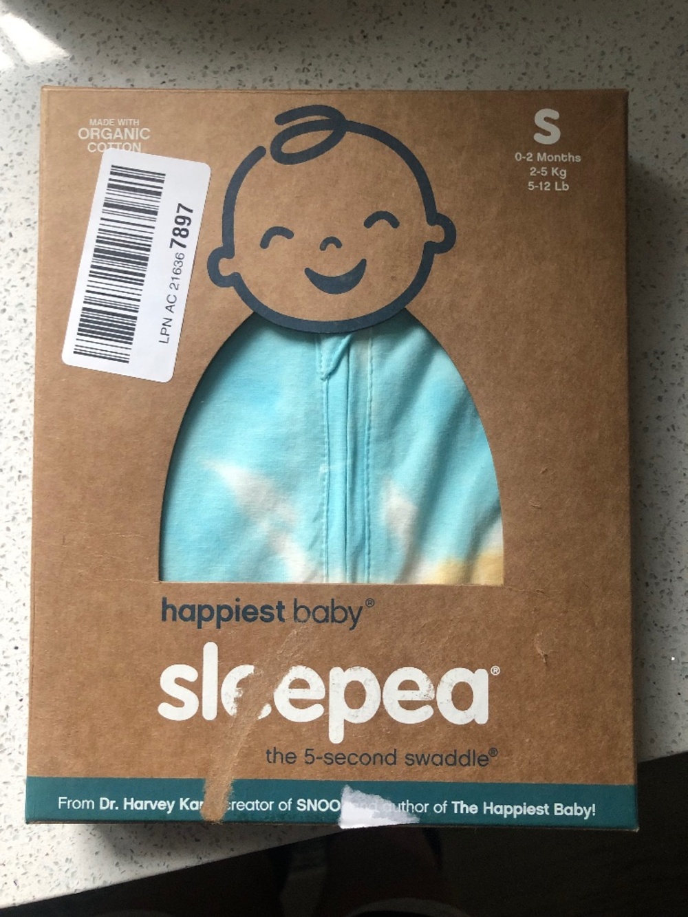 Happiest baby sleepea swaddle NWT Small